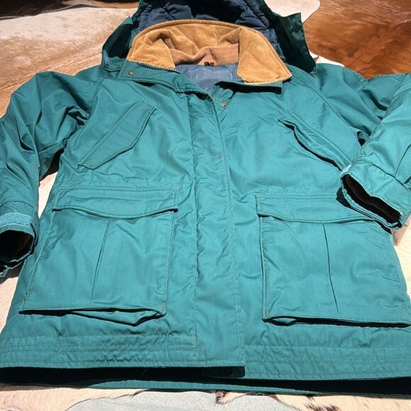 Vintage Woolrich Heavy Down Fill Winter Jacket Fisherman Core - Picture 3 of 10